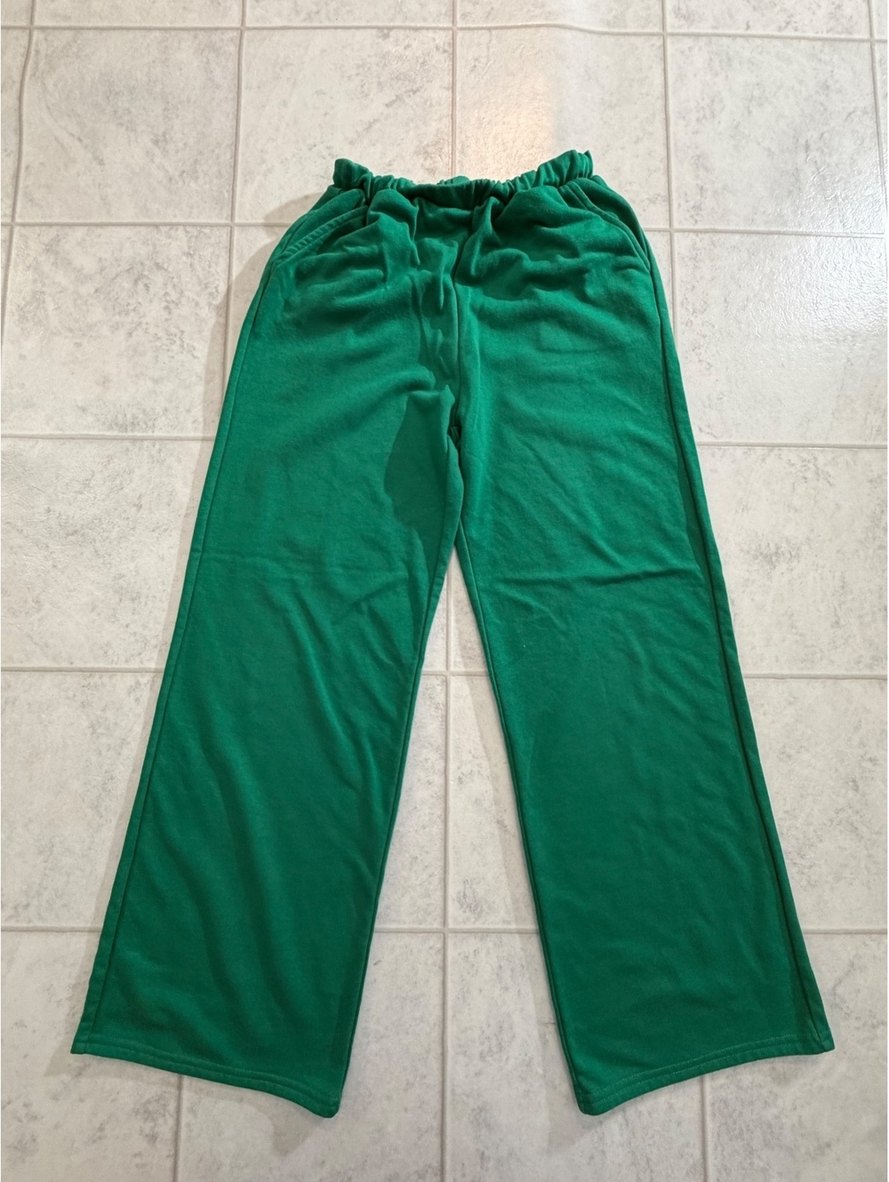 SHEIN green drawstring pants size 11 to 12Y